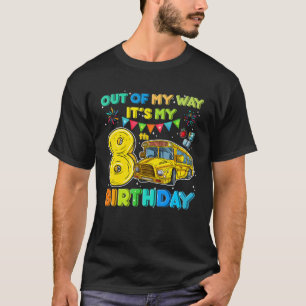 Schulbus zum Geburtstag, mein 8. Geburtstag T-Shirt