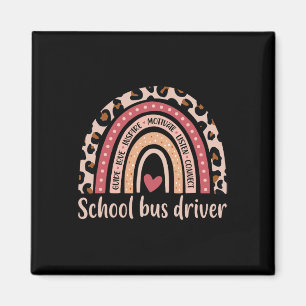 Schulbusfahrer 100. Schulbusfahrer R Magnet