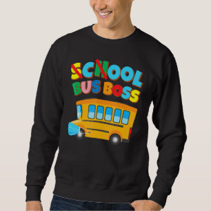 Schulbusfahrer - 100 Tage Schulabschlussmaske Sweatshirt