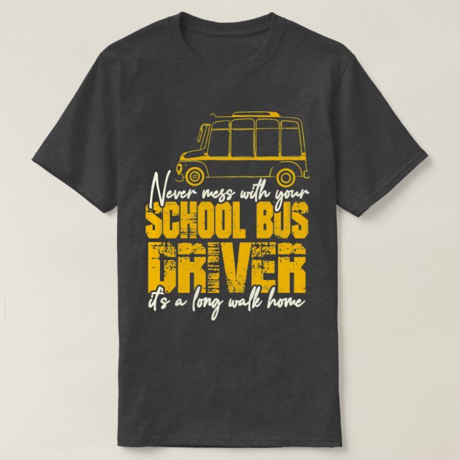 Schulbusfahrer 34 T-Shirt (Design vorne)