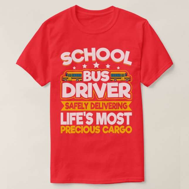 Schulbusfahrer bringen Lifex27 am stärksten am Abg T-Shirt (Design vorne)