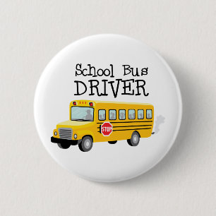 Schulbusfahrer Button