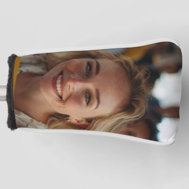 Schulbusfahrer-Foto anpassen Golf Headcover (Vorderseite)