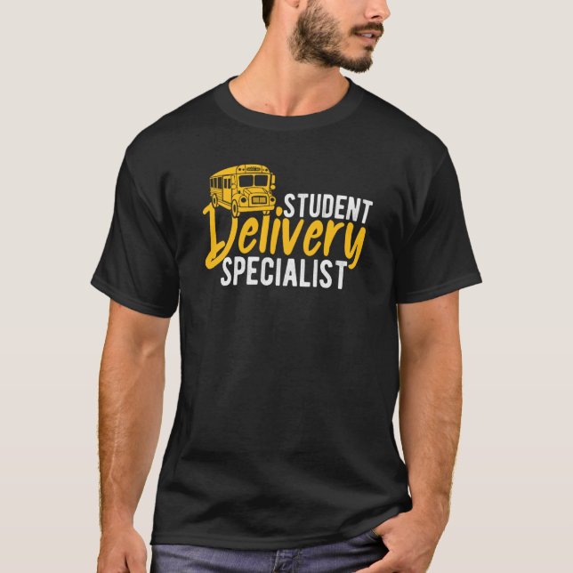 Schulbusfahrer für Schülerberatung T-Shirt (Vorderseite)