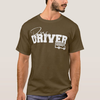 Schulbusfahrer Geschenk Busfahrer Design T-Shirt