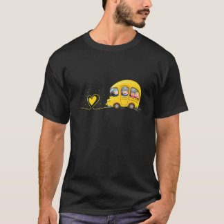 Schulbusfahrer Geschenk mein Heartbeat ist eine Sc T-Shirt