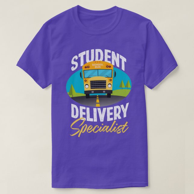 Schulbusfahrer - Geschenk T-Shirt (Design vorne)
