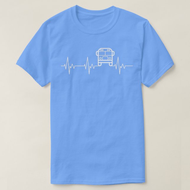 Schulbusfahrer - Heartbeat 1 T-Shirt (Design vorne)