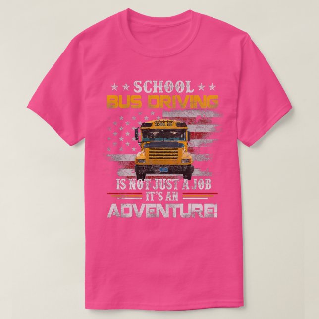 Schulbusfahrer ist ein T-Shirt (Design vorne)