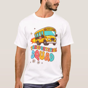 Schulbusfahrer Leben Gelber Bus Transport S T-Shirt