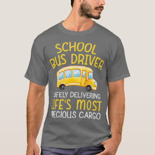 Schulbusfahrer liefern sicher 5 T-Shirt