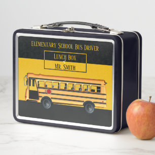 Schulbusfahrer - Metal-Lunch-Box Metall Brotdose