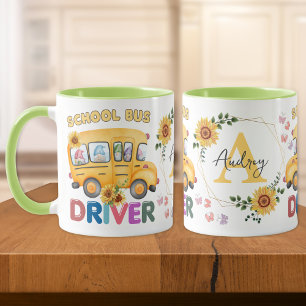 Schulbusfahrer Personalisiert Tasse
