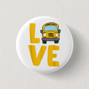 Schulbusfahrer Schulbus Schulbus Busfahrer Busfahr Button