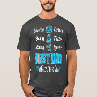Schulbusfahrer - Teller Money Lender Vater T-Shirt