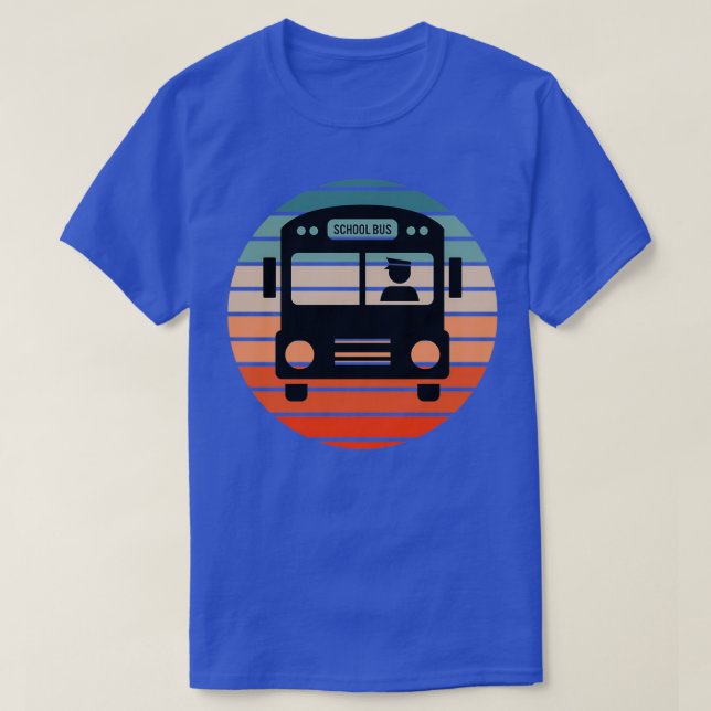 Schulbusfahrer und Schulbusbetreiber T-Shirt (Design vorne)