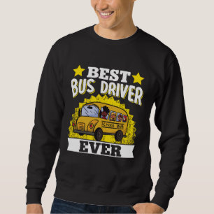 Schulbusfahrer Vintage Bester Busfahrer Aller Zeit Sweatshirt