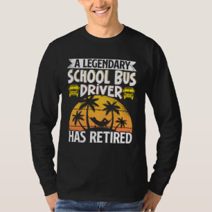 Schulbusfahrer Vintage Ein legendärer Schulbusfahr T-Shirt