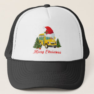 Schulbusfahrer Weihnachtsmannmütze frohe Weihnach Truckerkappe
