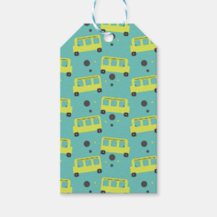 Schulbusfahrer Yellow Confetti Lehrer Geschenk Ta Geschenkanhänger