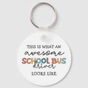 Schulbusfahrerbewertung Funny Gift Schlüsselanhänger