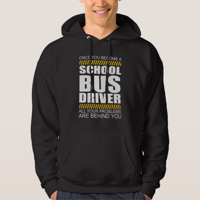 Schulbusfahrerin Hoodie (Vorderseite)