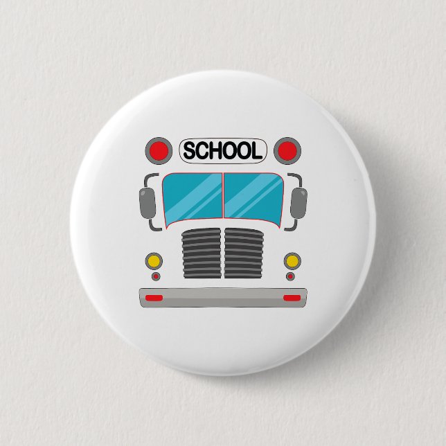 Schulbusfahrerkostüme Halloween-Spaß Erwachsene un Button (Vorderseite)