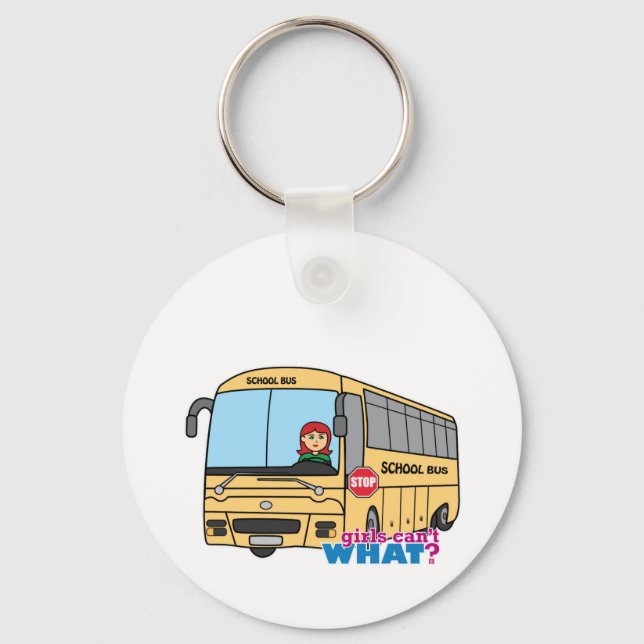 Schulbusfahrerleuchte/rot Schlüsselanhänger (Vorderseite)