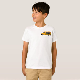 Schulbusjungen Mädchen Erwachsene T - Shirt