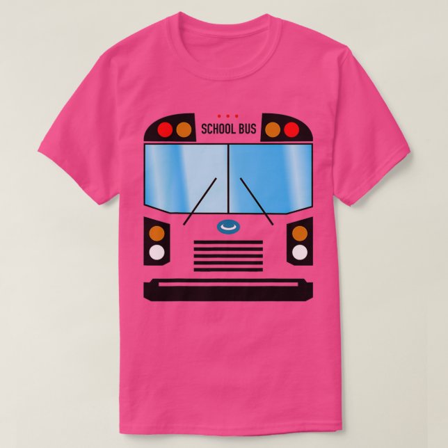 Schulbuskostüm 7 T-Shirt (Design vorne)