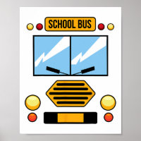 Schulbuskostüm Cool leicht Fahrzeug Halloween Gif