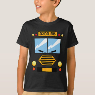 Schulbuskostüm Cool leicht Fahrzeug Halloween Gif T-Shirt