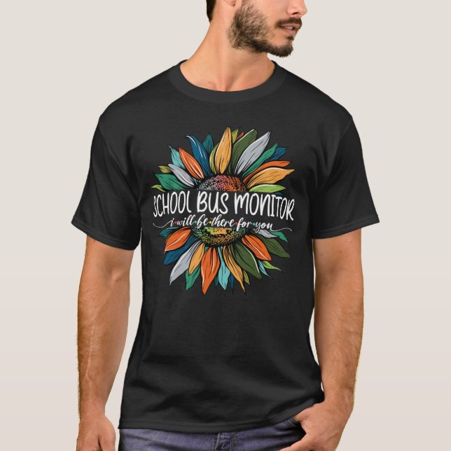 Schulbusmonitor für Sie T-Shirt (Vorderseite)