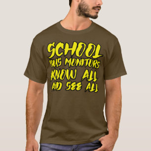 Schulbusmonitore kennen alle und sehen alle 4 T-Shirt