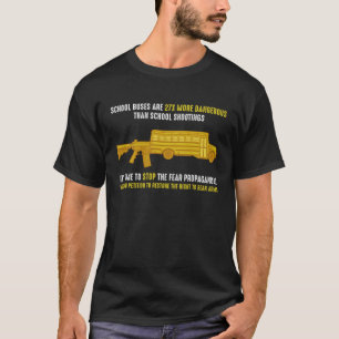 Schulbusse sind 27 Mal gefährlicher T-Shirt