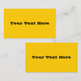 Schulbussicherheit Gelber Herbstfall Farbe Visitenkarte