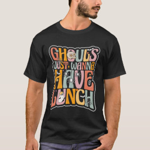 Schulcafeteria-Mitarbeiter Zurück zur Schule Hallo T-Shirt