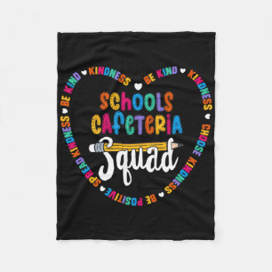 Schulcafeteria-Team Byck Zurück zur Schule Erster Fleecedecke