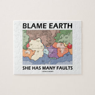 Schuld-Erde hat sie viele Störungen Puzzle