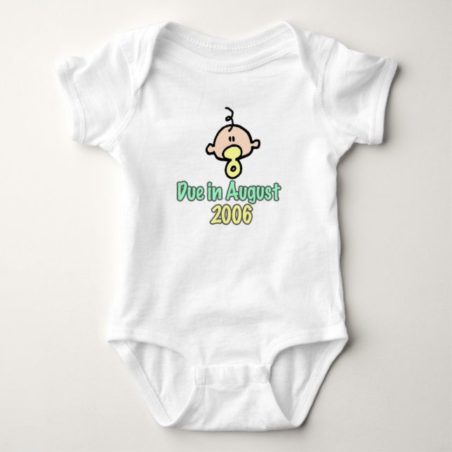 Schuld im August 2006 Baby Strampler (Vorderseite)