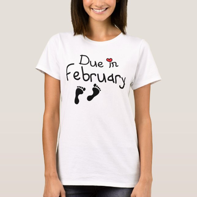 Schuld im Februar T-Shirt (Vorderseite)