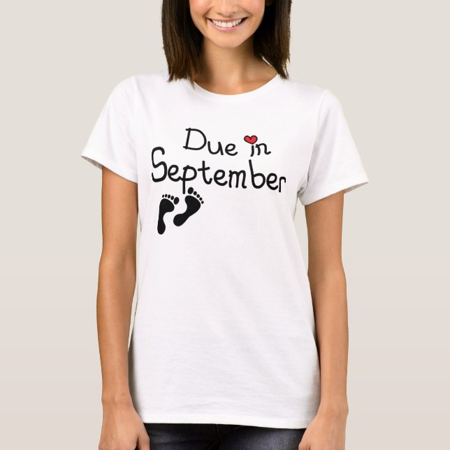 Schuld im September T-Shirt (Vorderseite)