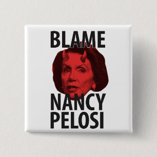 Schuld-Nancy Pelosi-Knopf Button