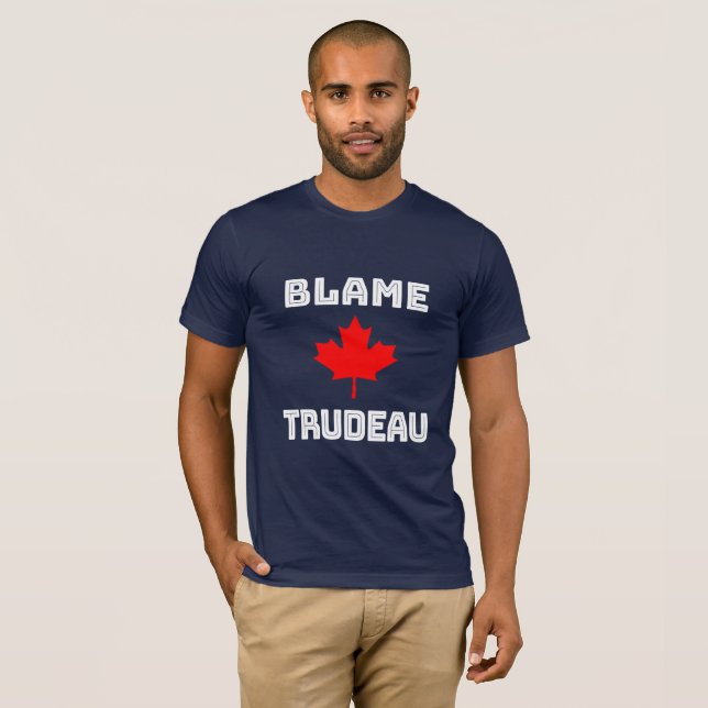 Schuld Trudeau T - Shirt (Vorne ganz)