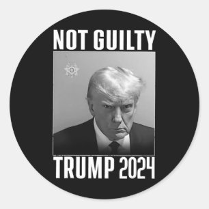 Schuld Trump 2024 Nicht wieder wählen 2024 gegen T Runder Aufkleber