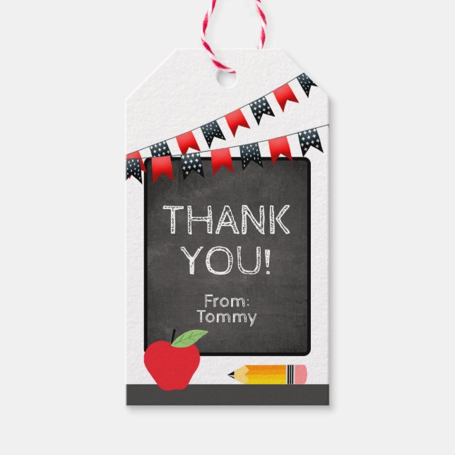 Schuldanken Geschenkanhänger (Vorderseite)