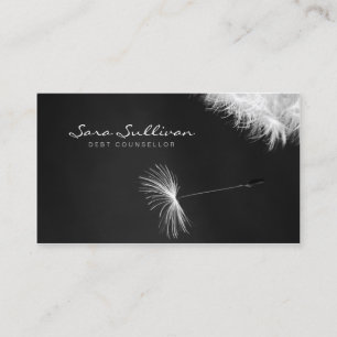 Schulden Counselor Business Card Lüster geschlosse Visitenkarte