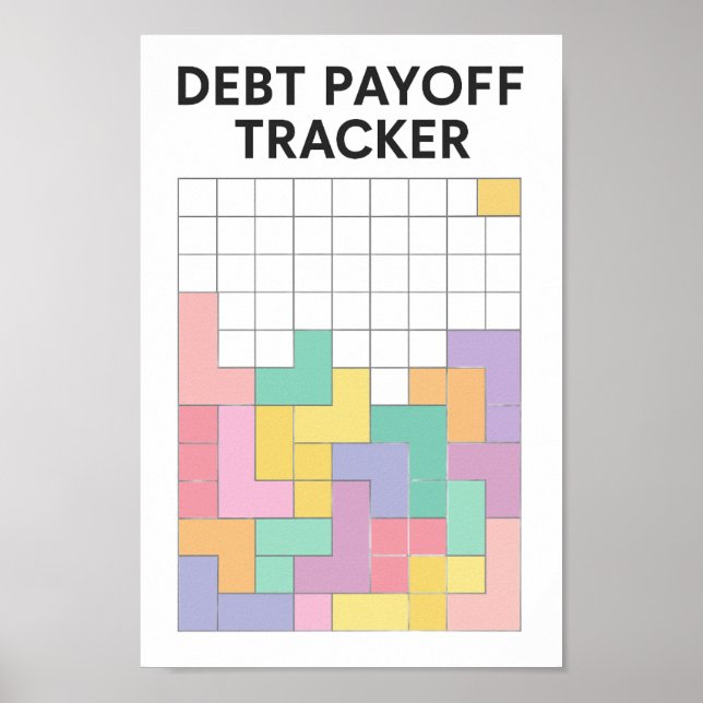 Schulden Payoff Tracker Poster (Vorne)