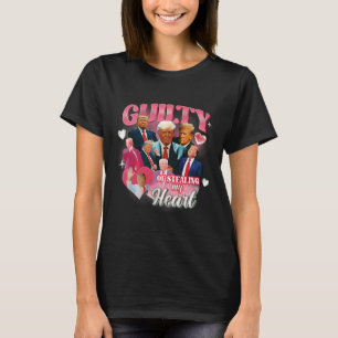 Schuldig, mein Herz gestohlen zu haben, lustiger V T-Shirt
