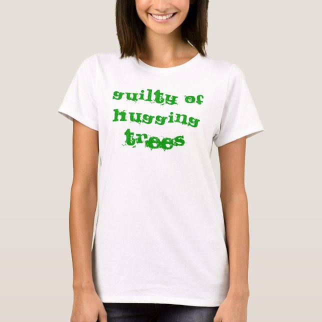 Schuldig vom Umarmen der Bäume Tanktop (Vorderseite)